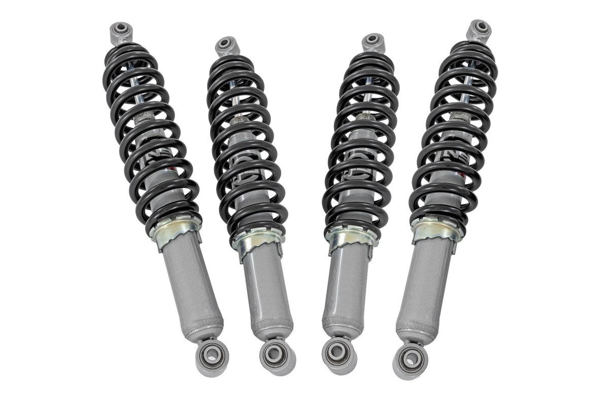 Honda Pioneer 1000-6 Deluxe Crew Coilover Suspension Kit - Rough Country - N3 - 2023+
